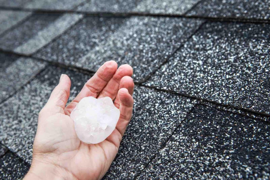 Hail Damage to Roof